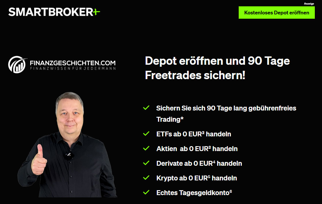 SMARTBROKER+ Bonus-Aktion Finanzgeschichten