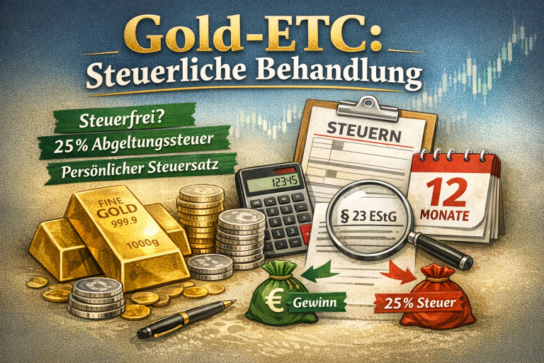 Besteuerung von Gold- und Silber-ETC